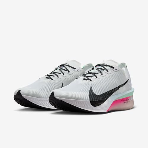 Nike Vaporfly 4 Men's Road Racing Shoes (White/Hyper Pink/Mint Foam/Black) Size 10.5