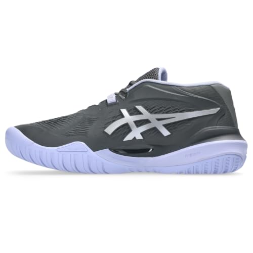 Asics Gel-Resolution X Tennis Shoes for Men, Graphite Grey/Pure Silver, 12