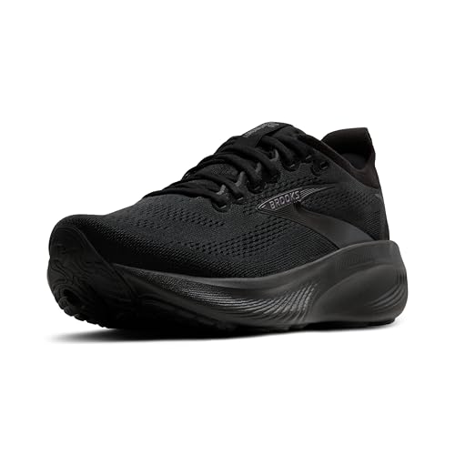 Brooks Women’s Adrenaline GTS 25 Supportive Running & Walking Shoe - Black/Black/Ebony - 8 Medium