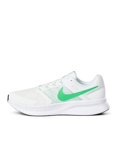 Nike Men's Run Swift 3 Road Running Shoes, Summit White/Green Shock-Barely Green, 8