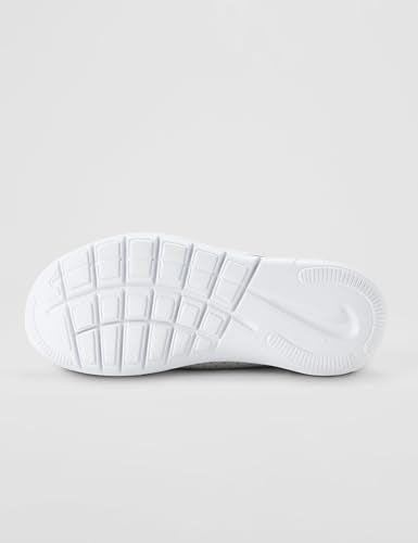 Nike Little Kid's Flex Runner 4 AOP, White/Black-Safety Orange-Vast Grey, 2Y
