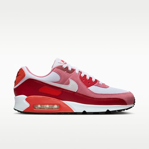 Nike Air Max 90 Men's Shoes (Peony/Light Crimson/Team Crimson/White) Size 10