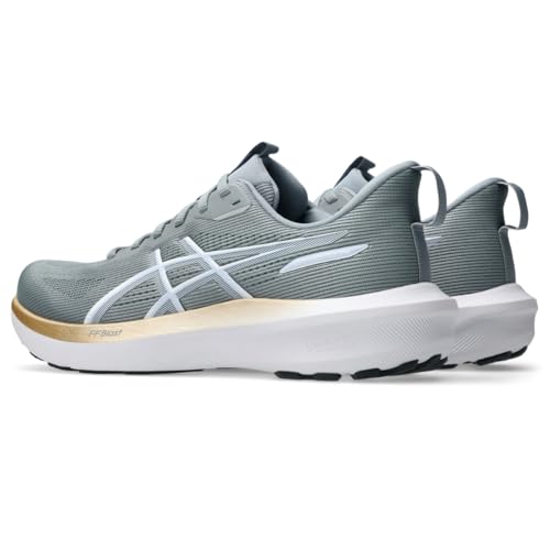 ASICS Women's GT-1000 14 Running Shoes, 8, Gravel/White