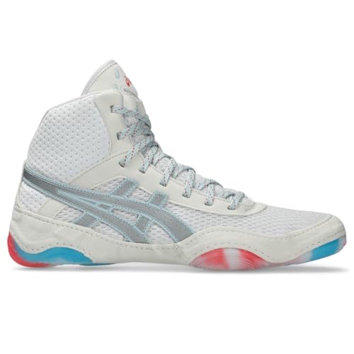 ASICS Women's MATBLAZER Wrestling Shoes, 10, White/Pure Silver