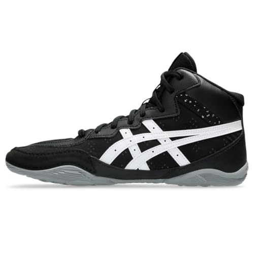 ASICS Men's Matflex 8 Wrestling Shoes, 8, Black/White