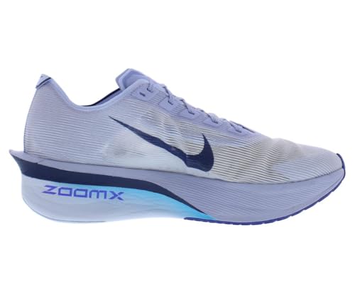Nike Vaporfly 4 Men's Road Racing Shoes (HF6414-001, Ghost/Persian Violet/Football Grey/Blue Void) Size 7.5