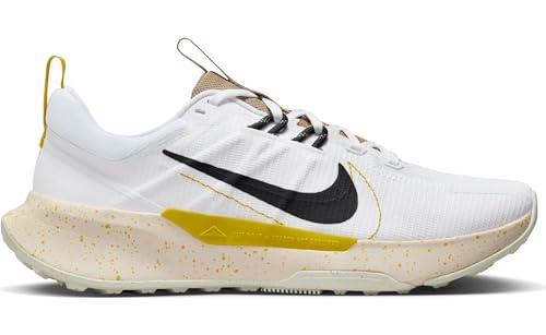 Nike Juniper Trail 2 Nn, Men's Low, White/Black-Vivid Sulfur-Khaki, 44 EU / 44 EU