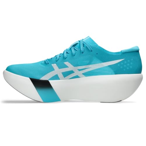 ASICS Unisex METASPEED RAY Running Shoes, Aquarium/White, 13 Women/11.5 Men