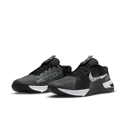 Nike Men's Metcon 8 Training Shoes, Black White Dk Smoke Grey Smoke Grey, 11 US