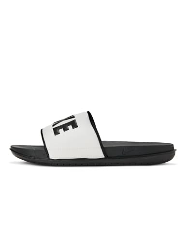 Nike Women's Offcourt Slides, Black/Black-Summit-White, 10