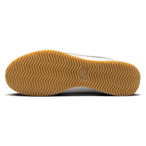 Nike Cortez Leather Men's Shoes (DM4044-111, Sail/Gum Yellow/Cement Grey) Size 9