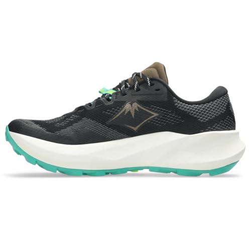 ASICS Men's Trabuco 14 Trail Running Shoes, 11, Black/Clay Canyon