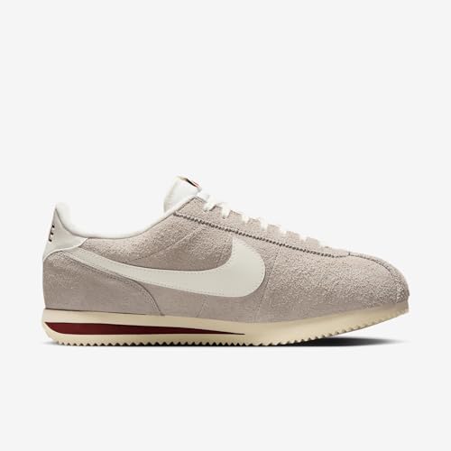 Nike Cortez SE Suede Men's Shoes (HF3142-001, College Grey/Dark Team Red/Coconut Milk/Sail) Size 11.5