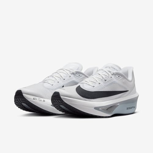 Nike Zoom Fly 6 Men's Road Racing Shoes (FN8454-104, White/Pure Platinum/Obsidian Mist/Gridiron) Size 10.5