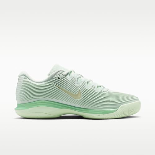 Nike Vapor 12 Women's Hard Court Tennis Shoes (Barely Green/Steam/Sea Glass/Coconut Milk) Size 7