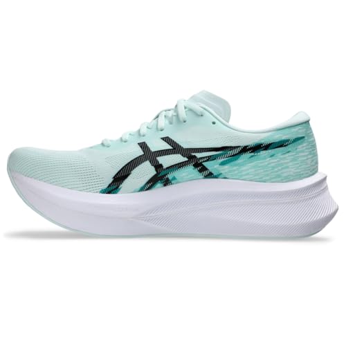 ASICS Men's Magic Speed 4 Running Shoes, 15, Soothing SEA/Black