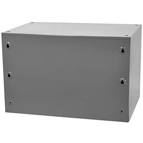 Akro-Mils Steel Garage Storage Cabinet, Small Parts Organizer Metal Cabinet for Hardware, Nails, Screws, Bolts, Nuts, and More, 17" W x 11" D x 11" H, 20-Drawer, Gray Cabinet/Gray Drawers (19320)