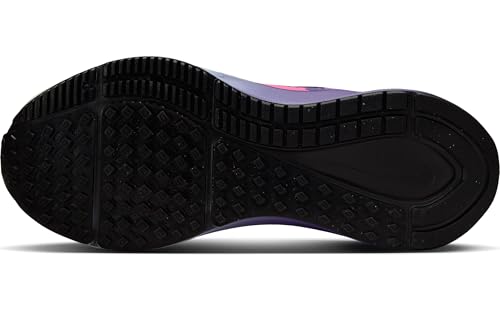 Nike Men's Structure 25 Road Running Shoes, Black Laser Fuchsia Anthracite, 9 US