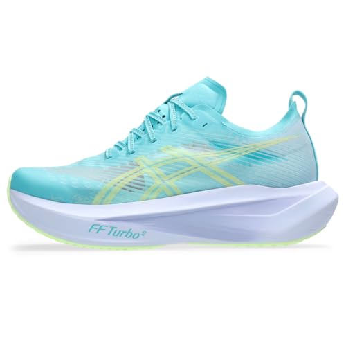 ASICS Unisex MEGABLAST Running Shoes, 7.5M / 9W, Energy Aqua/Blue Fade