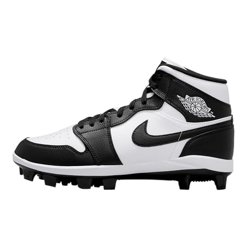 Jordan 1 Retro MCS Men's Baseball Cleats (White/Black/Black) Size 9
