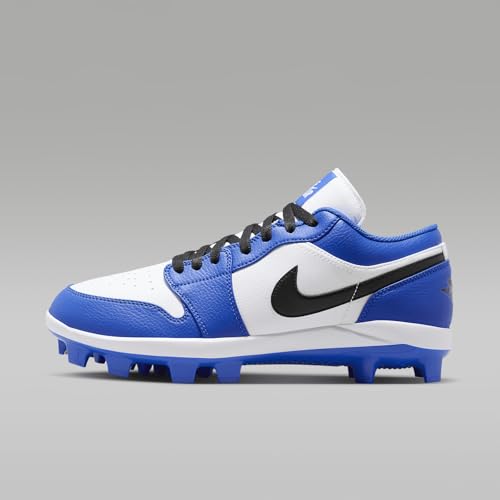 Jordan 1 Retro MCS Low Men's Baseball Cleats (CJ8524-411, Game Royal/White/Black) Size 14