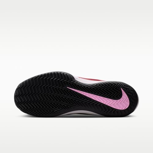 Nike Vapor 12 Women's Clay Court Tennis Shoes (Pink Smoke/Vast Grey/Black/White) Size 6.5