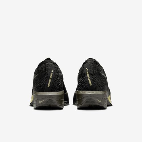Nike Vaporfly 3 Men's Road Racing Shoes (HV6351-001, Black/Olive Aura/Metallic Medium Ash) Size 14