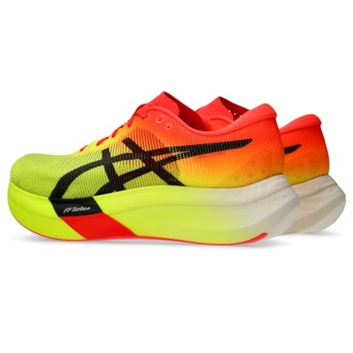 ASICS Unisex METASPEED Sky Running Shoes, 5M / 6.5W, Safety Yellow/Black