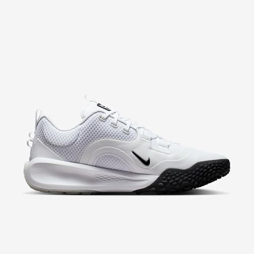 Nike Cross Turf Men's Baseball Shoes (White/Metallic Silver/Black) Size 8.5