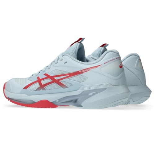 ASICS Women's Solution Speed FF 4 Clay Tennis Shoes, 8.5, Sky/Sienna