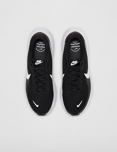 Nike Men's Revolution 8 Road Running Shoes, Black/White-Black, 11