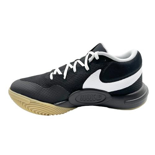 Nike Hyperquick Volleyball Shoes (FN4678-001, Black/Flat Silver/White) Size 9 Mens/10.5 Womens US
