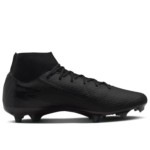 Nike Men's Zm Superfly 10 Acad Fg/MgFootball Shoe, Black Black Deep Jungle, 10.5 US