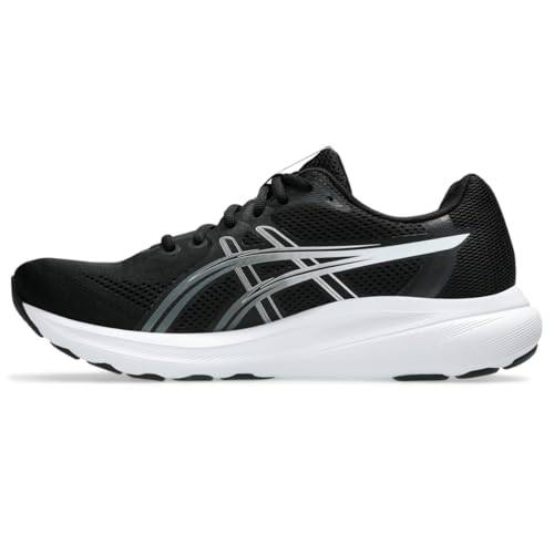 ASICS Men's Gel-Contend 10 Running Shoes, 12, Black/White