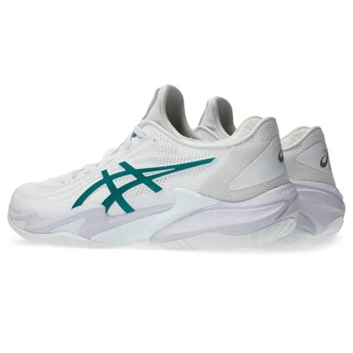 ASICS Women's Court FF 3 Tennis Shoes, 9, White/Pitch Green