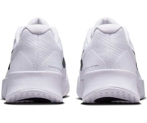 Nike Men's Vapor Lite 3 Hard Court Tennis Shoes, White/Black, 10.5