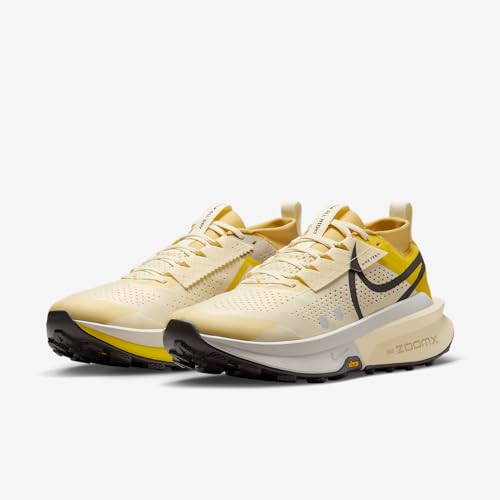 Nike Zegama 2 Men's Trail Running Shoes (Alabaster/Lightning/Saturn Gold/Medium Ash) Size 7