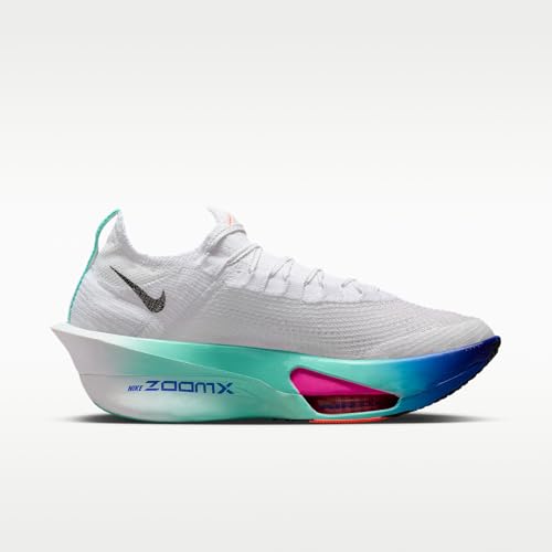 Nike Alphafly 3 Men's Road Racing Shoes (White/Hyper Turquoise/Concord/Black) Size 12