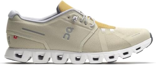 On Men's Cloud 5 Sneakers, Haze/Bronze, 9.5 Medium US