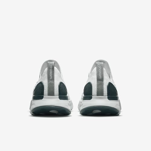 Nike React Phantom Run Flyknit 2 Women's Road Running Shoes (DO6698-001, Platinum Tint/Dark Teal Green/Jade Smoke/Light Silver) Size 5.5