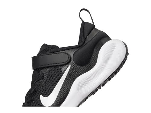 Nike Big Kid's Revolution 7 Running Shoes, Black/White-White, 6Y