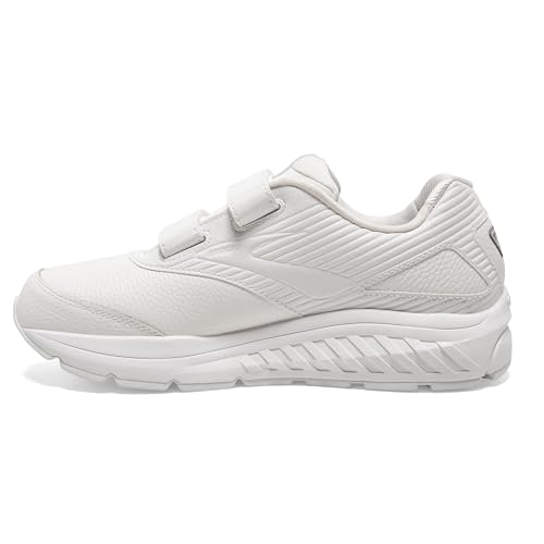 Brooks Men's Addiction Walker V-Strap 2 Walking Shoe - White/White - 9 Wide