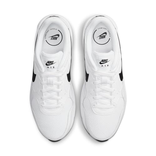 Nike Men's Air Max SC Shoes, White/Black-White, 8