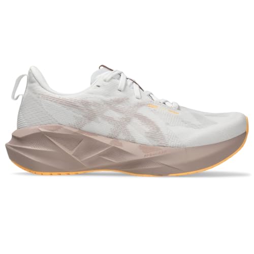ASICS Women's NOVABLAST 5 Running Shoes, 11, White/Fawn