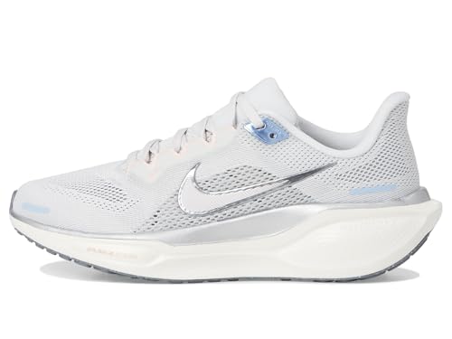 Nike Women's Pegasus 41 Photon Dust/Metallic Pewter/Sail/Echo Pink 8 Medium