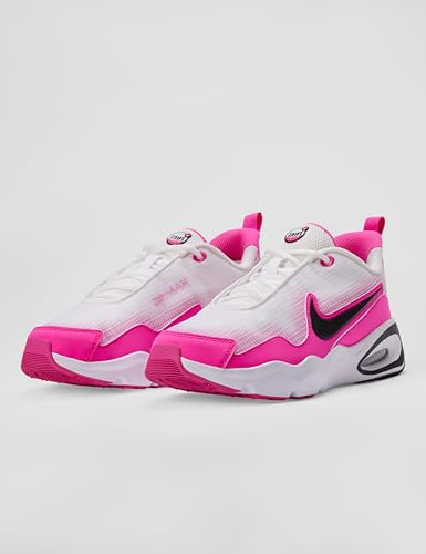 Nike Big Kid's Air Max Nova Shoes, White/Black-Laser Fuchsia, 5.5Y