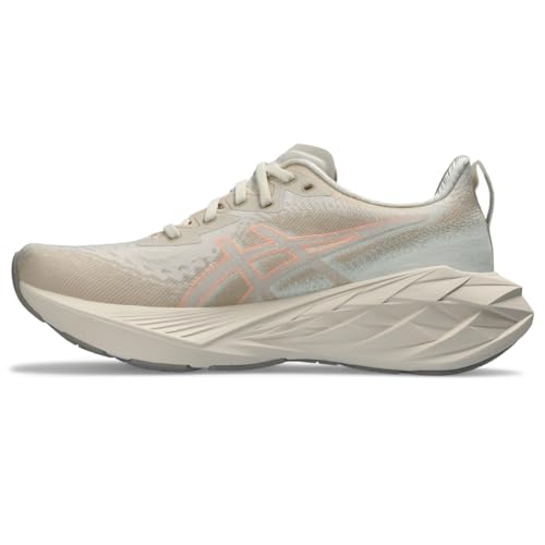 ASICS Women's NOVABLAST 4 Running Shoes, 10, Oatmeal/Moonrock