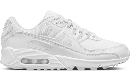 Nike Air Max 90 Women's Sneaker's, White/White/White, Size 10