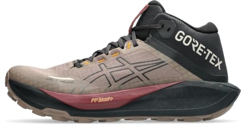 ASICS Men's Gel-Trabuco Mt GtxTrail Running Shoes, Taupe Grey Graphite Grey, 13 US