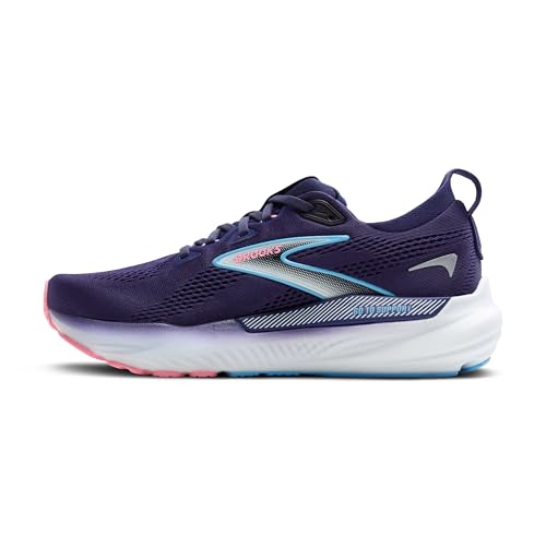 Brooks Women’s Glycerin GTS 22 Supportive Running Shoe - Blue Ribbon/Peacoat/Dianthus - 7 Medium
